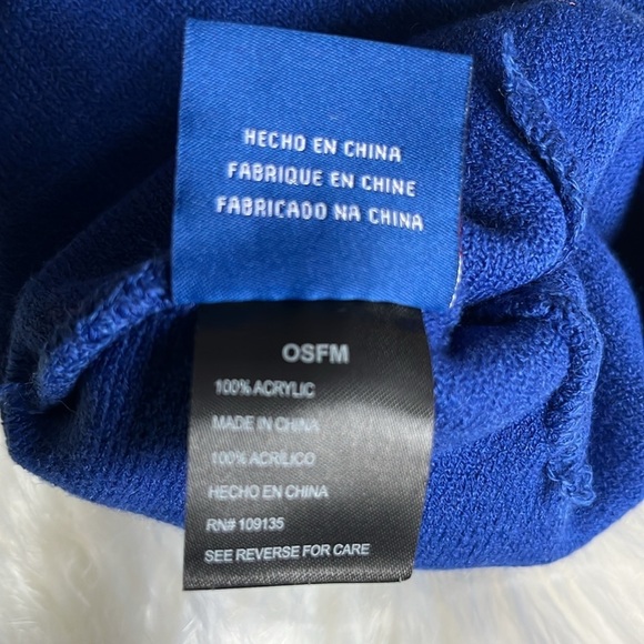 🆕 NBA NY Nicks Officially Licensed Beanie Pom Pom Ultra Game Blue Orange Hat - Picture 7 of 7